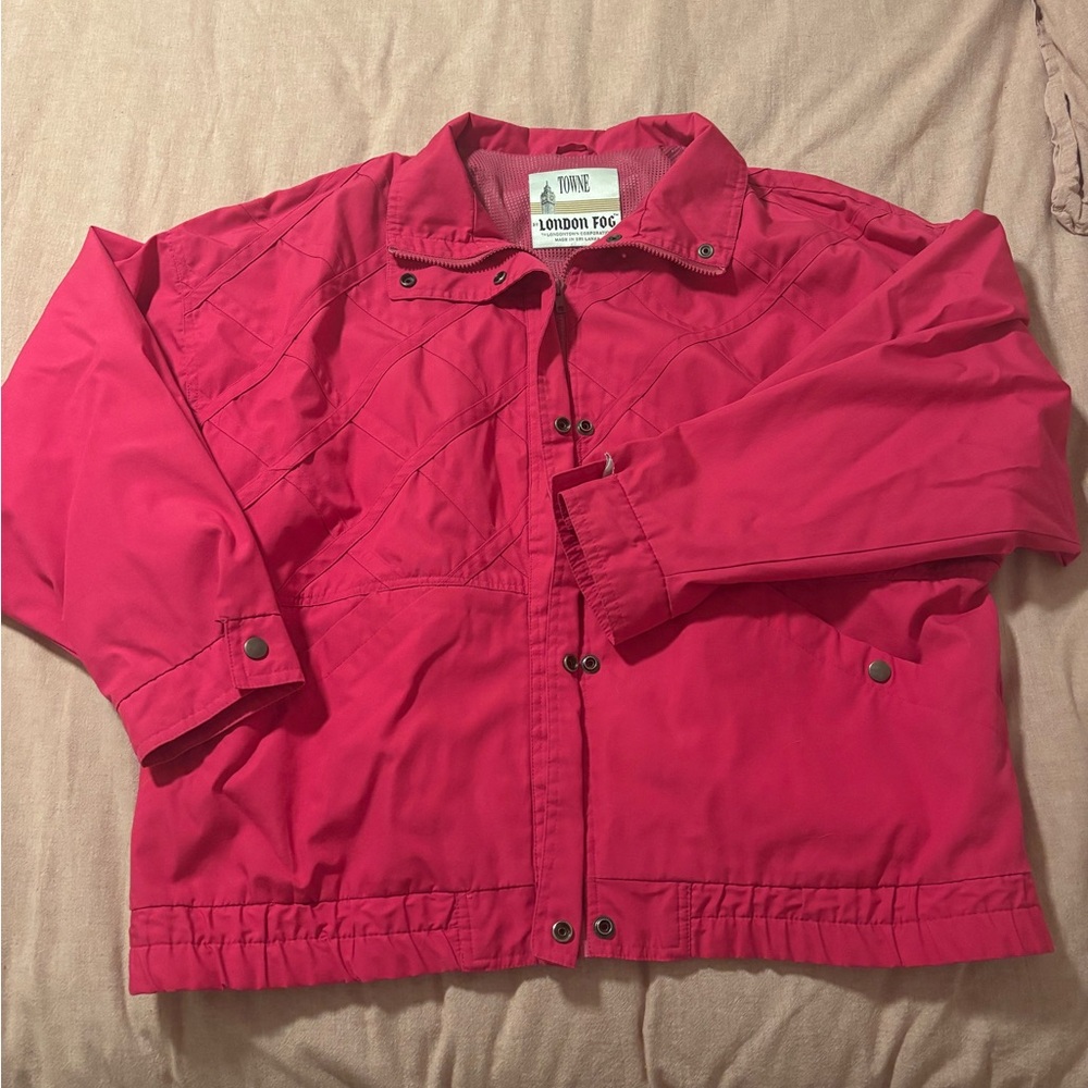 London Fog Vibrant Pink Outerwear